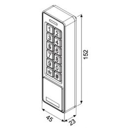 OPERA 57301 access control keypad