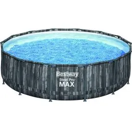 Piscina esterna tonda BestWay 5614Z Power Steel Rattan 427
