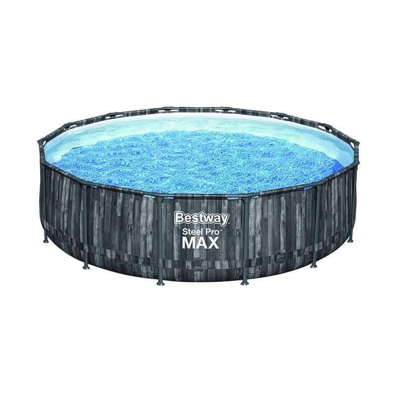 BestWay 5614Z Power Steel Rattan 427 round outdoor pool