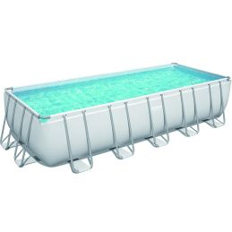 BestWay 5612B Power Steel rectangular outdoor pool 640x274