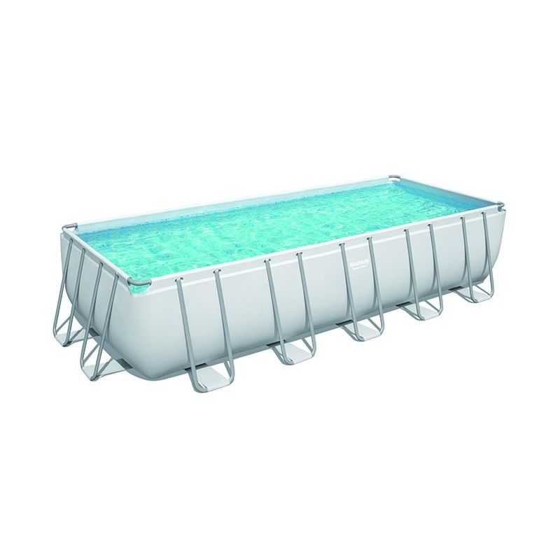 BestWay 5612B Power Steel rectangular outdoor pool 640x274