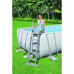 BestWay 5612B Power Steel rectangular outdoor pool 640x274