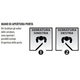 Serratura porta blindata Mottura 89C855 triplice 1/2 g.