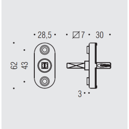 DK-D Colombo Design replace movement with bolts