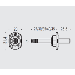 DK-ZERO Colombo Design replace movement with bolts