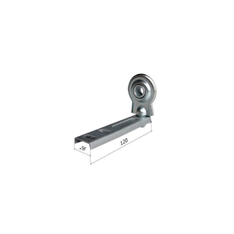 Support for roller shutter rollers - for standard pulleys