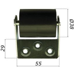 Return roller for rolling shutters