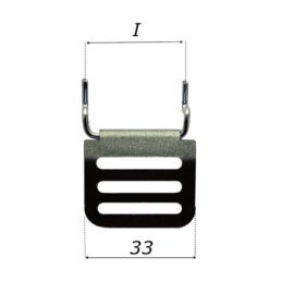 Hook for rolling shutters - initial for octagonal tube 1056