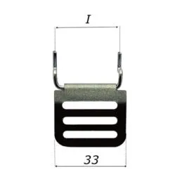 Hook for rolling shutters - initial for octagonal tube 1056