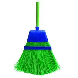 Scopa per giardino in PPL tipo saggina Verde