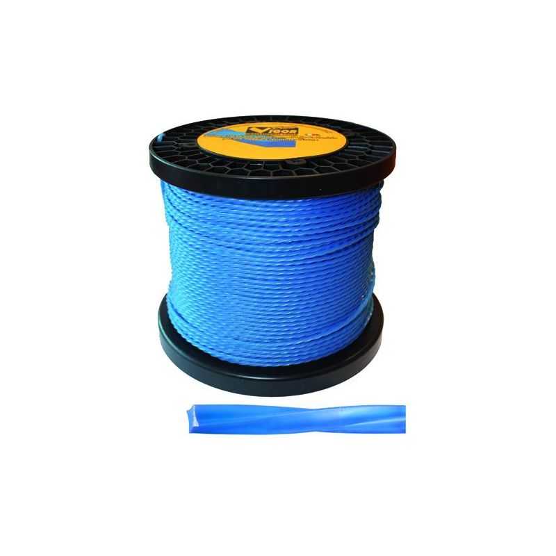 Nylon line for brushcutter Aluminum-S d.4.0mm 120 mtl.