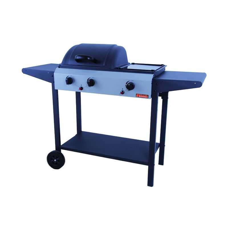 Barbecue a gas SANDRI GAS AMERICA 2 fuochi e piastra