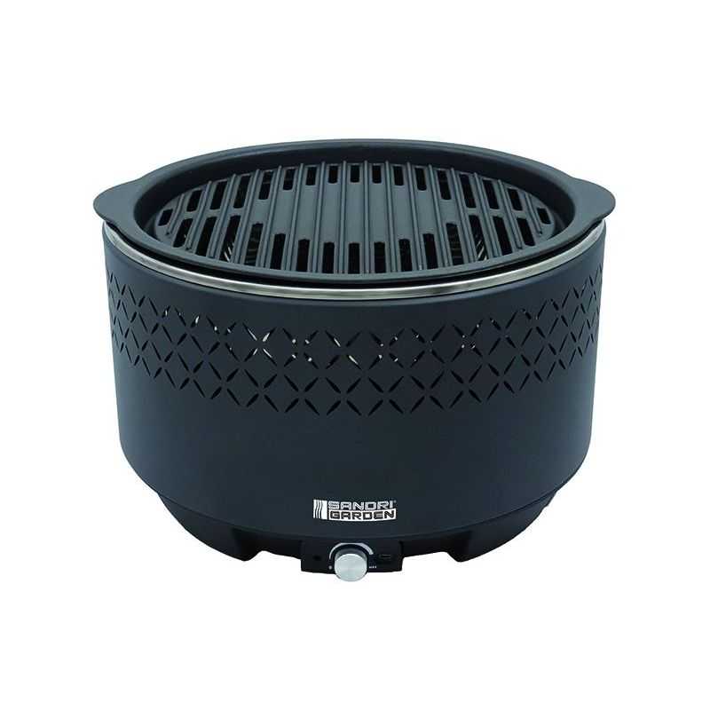 SandriGarden SG31-G Ghisa portable battery-powered barbecue