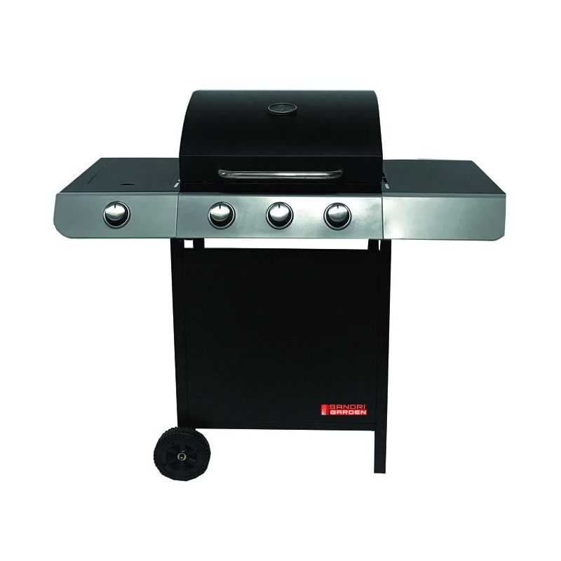 Gas barbecue SANDRI GAS CUBA 3 burners and stove