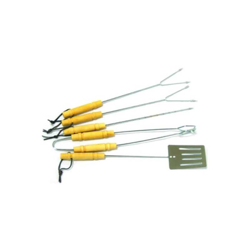 Set utensili INOX per barbecues 5 pz. SANDRIGARDEN 78930-20