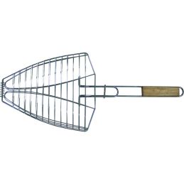 Griglia graticola per barbecue per pesce 61x25,5cm