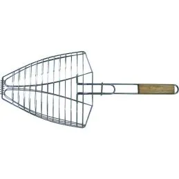 Griglia graticola per barbecue per pesce 61x25,5cm