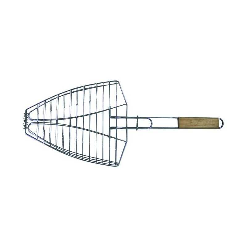 Griglia graticola per barbecue per pesce 61x25,5cm