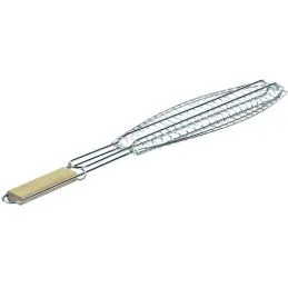 Grid grill for barbecue for fish 70x13 cm