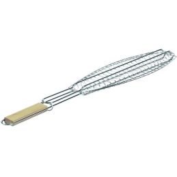 Griglia graticola per barbecue per pesce 70x13 cm