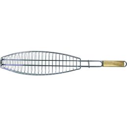 Griglia graticola per barbecue per pesce 70x13 cm