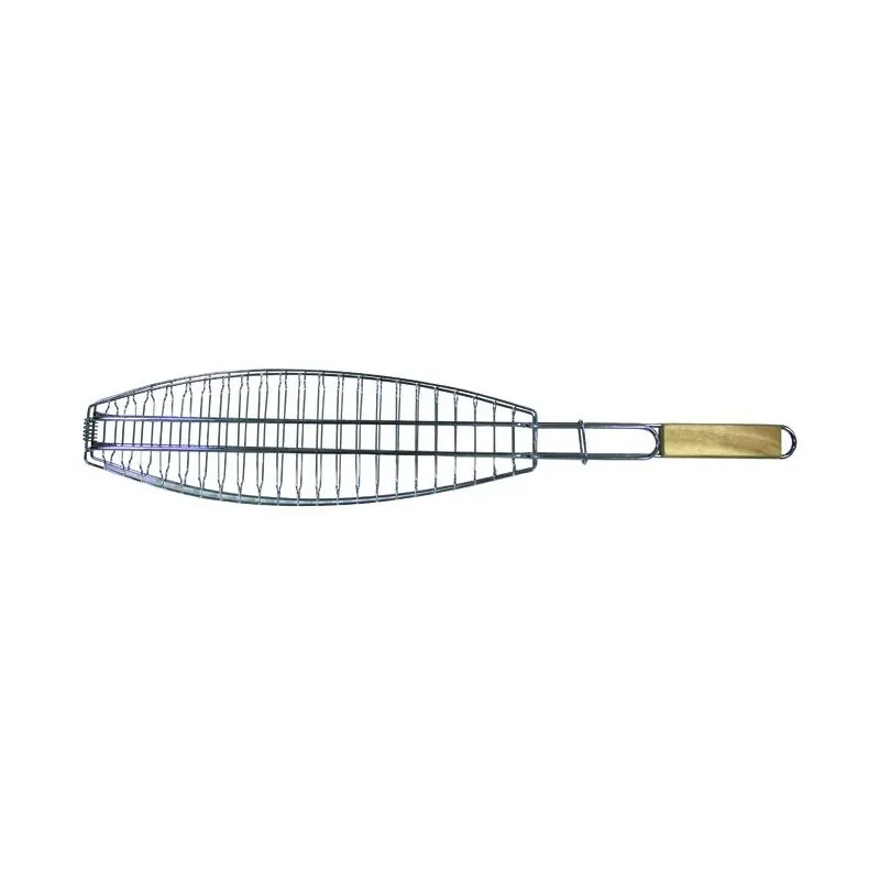 Grid grill for barbecue for fish 70x13 cm