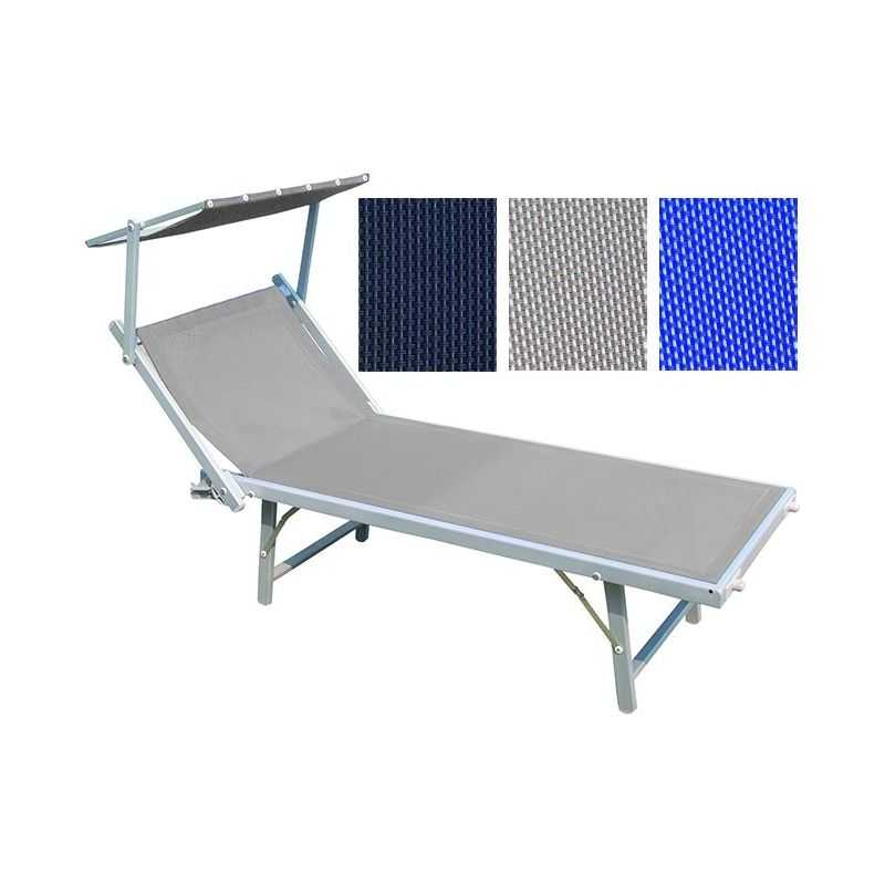 Beach bed frame with aluminum sunshade Vigor