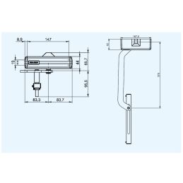 Chiudicancello ASSA ABLOY MAB serie DC620G forza fissa