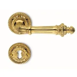Antique door handle Antologhia IMPERO KIM11R on rose