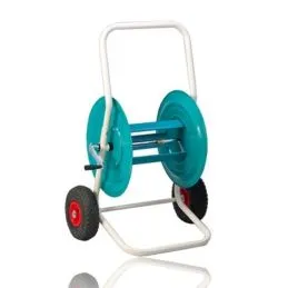 Carrello avvolgitubo in metallo Iba 1FK100 - 130 mt - ruote pne