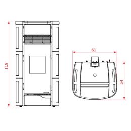 Palazzetti Ecofire Anna pellet stove 12