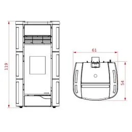 Stufa a pellet Palazzetti Ecofire Anna 12