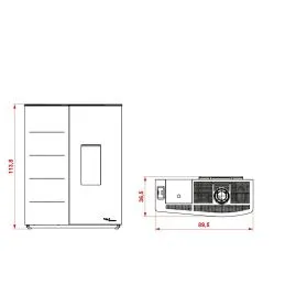 Palazzetti Ecofire Twiggy 10Kw pellet stove