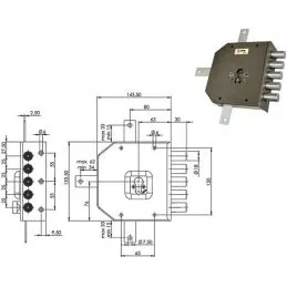 MOIA G455B quintuple security lock prepared for European