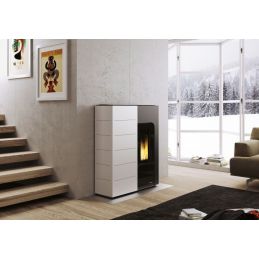 Stufa idro pellet Palazzetti Ecofire Ginger Idro 14 acqua