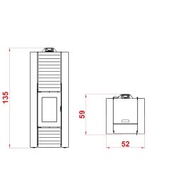 Palazzetti Ecofire Martina Idro Lux 10 water pellet stove