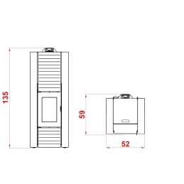 Palazzetti Ecofire Martina Idro Lux 15 water pellet stove