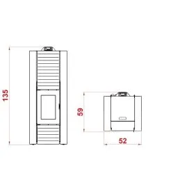 Palazzetti Ecofire Martina Idro Lux 15 water pellet stove