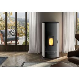 Stufa idro pellet Palazzetti Ecofire Mirella Idro 10 acqua