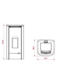 Palazzetti Ecofire Maida Idro 18T air / water pellet stove