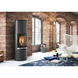 Stufa a legna Palazzetti Erica con accumulo 8 Kw