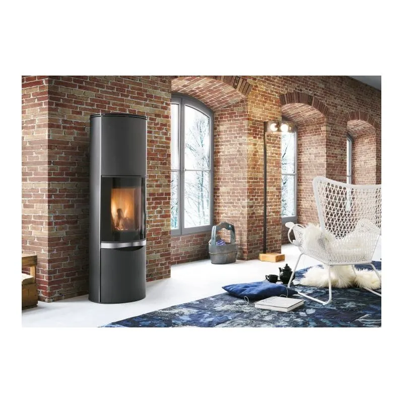 Stufa a legna Palazzetti Erica con accumulo 8 Kw