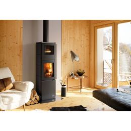 Stufa a legna Palazzetti Eva S con forno 8 Kw