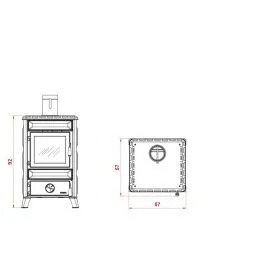 Palazzetti Oscar 8 wood stove