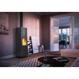 Stufa a legna Palazzetti Eva S 8 Kw con accumulo