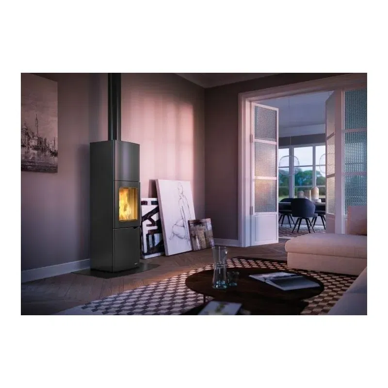 Wood stove Palazzetti Eva S 8 Kw with heat accumulator