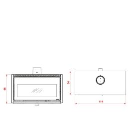 Wood stove Palazzetti Iki 16: 9 12 Kw