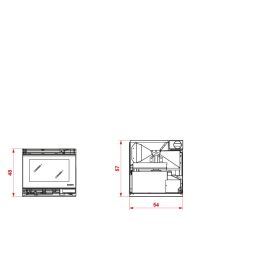 Inserto camino a pellet Palazzetti Ecofire Small 54