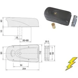 Electro-locking apply Cisa 1A721.00.0 'ElettriKa'