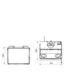 Inserto camino a pellet Palazzetti Ecofire AC70